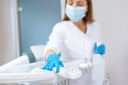 Which iPhone cases can be safely cleaned with hospital disinfectants?