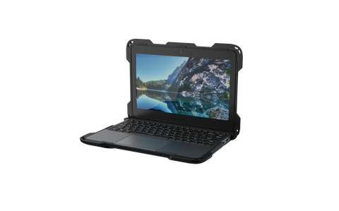 NK Rugged Shell Case for Lenovo 100E (4th Gen - Intel) - Black