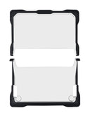 Black NutKase protective case for HP Chromebook displayed empty on a white background, highlighting form and fit without device