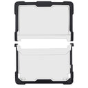 NutKase laptop case shown with top and bottom components separated on a white background, without the laptop, emphasizing build and form