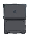 Black HP Chromebook case on a white background