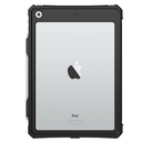 Black case on an iPad with Apple logo