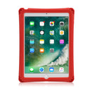 Red rugged case on a iPad with apps displayed